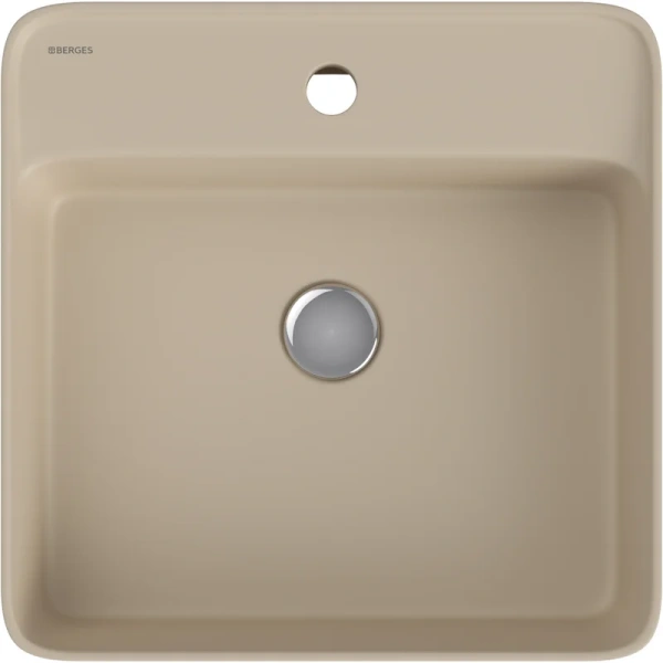 Раковина BERGES Ego 1820 45 см накладная Staron