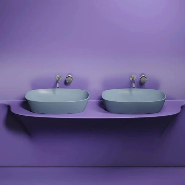 Раковина Ceramica Nova Element 60 см серо-голубая CN6049MHL Staron