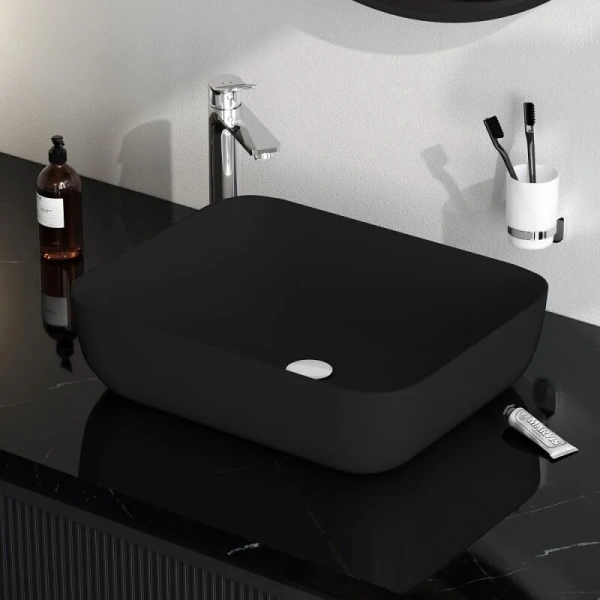 Раковина Am.Pm Func 52 см черная матовая M8FWCC10510BM