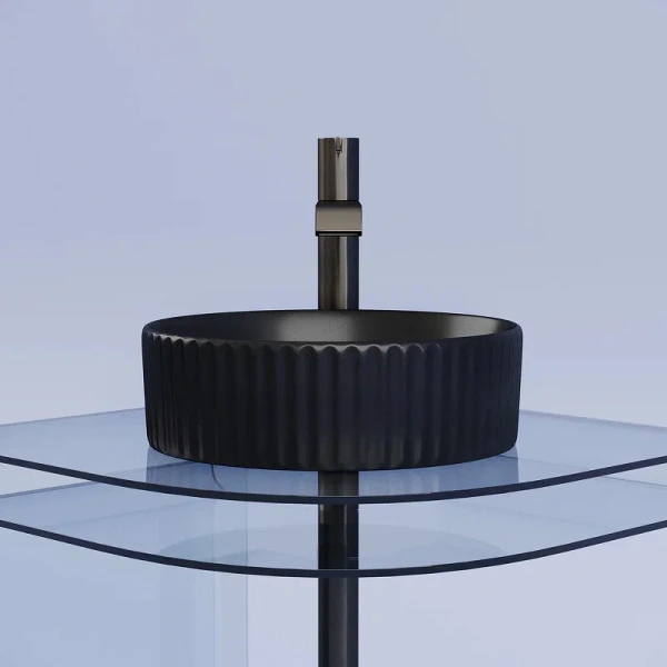 Раковина Ceramica Nova Element 36 см черная матовая CN6057MB Staron