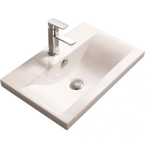 Раковина SantiLine 100 см белая SL-2101 (100)