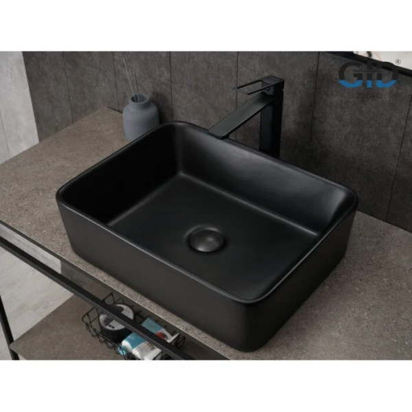 Раковина GID Geometrico Bm9103 48 см черная 53374 Staron