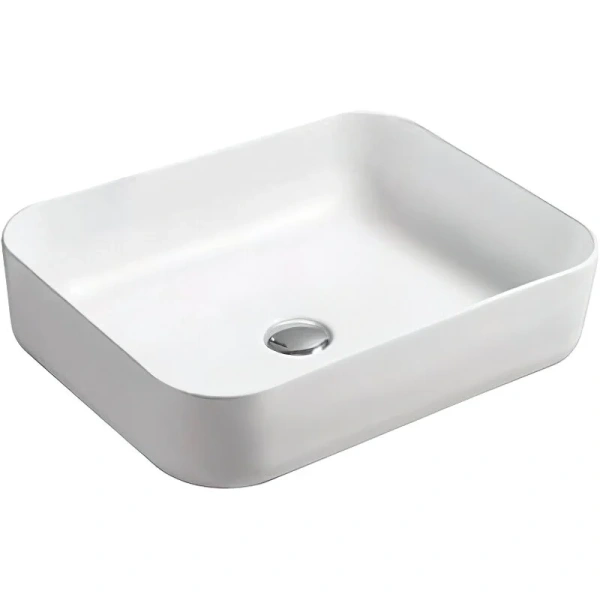 Раковина SantiLine 50 см белая матовая SL-1051MW