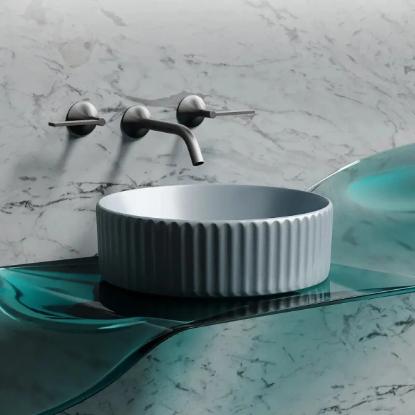 Раковина Ceramica Nova Element 36 см серо-голубая CN6057MHL Staron