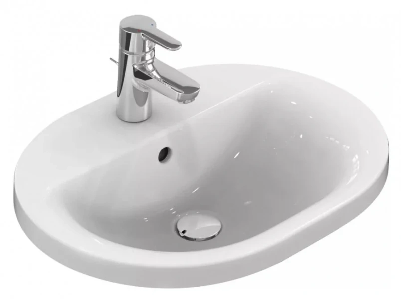 Раковина Ideal Standard Connect 55 см с 1-м отверстием под смеситель E503901