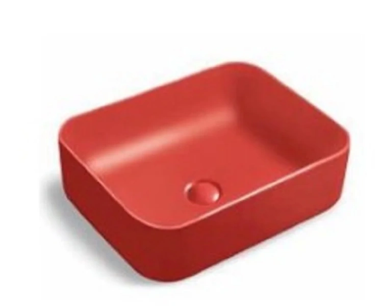 Раковина SantiLine 50 см красная SL-1051MR
