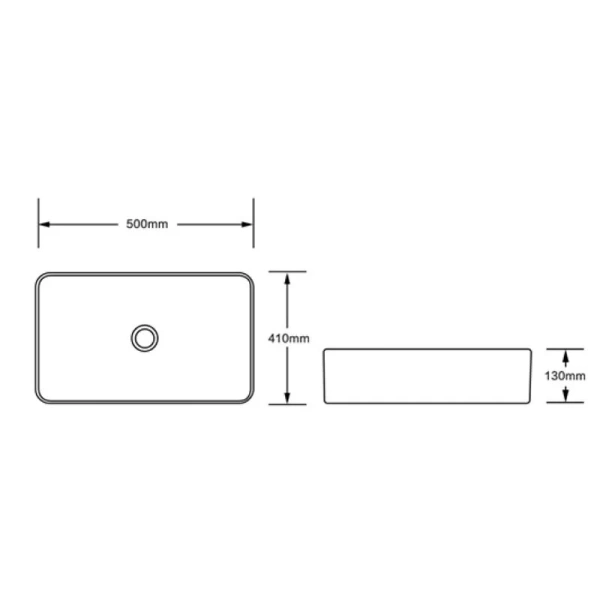 Раковина SantiLine 50 см персиковая матовая SL-1051P