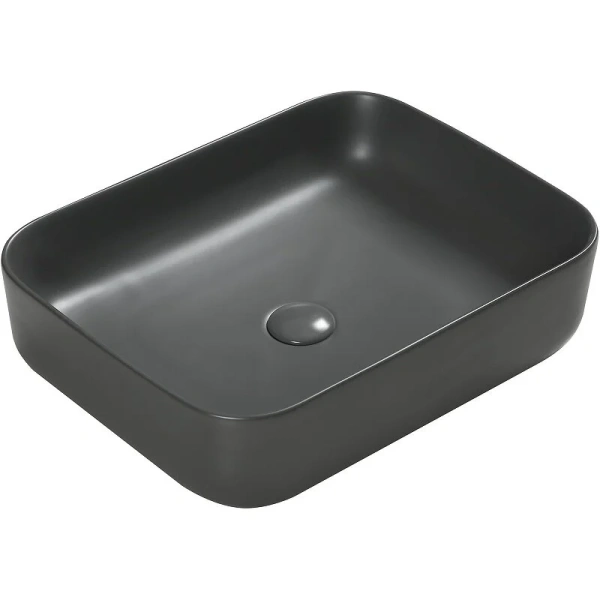 Раковина SantiLine 50 см темно-серая матовая SL-1051DG