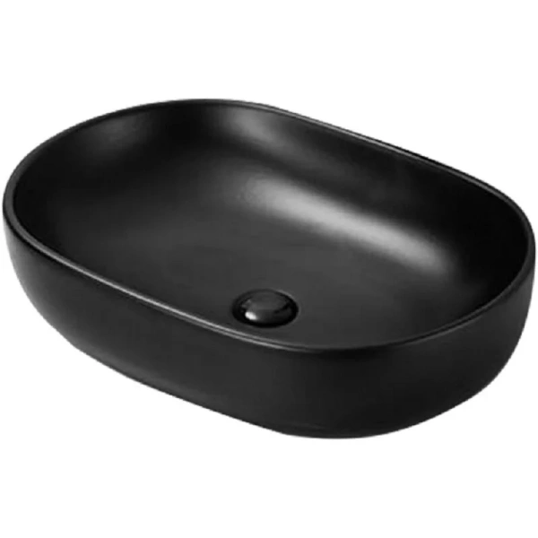 Раковина SantiLine 60 см черная матовая SL-1017MB