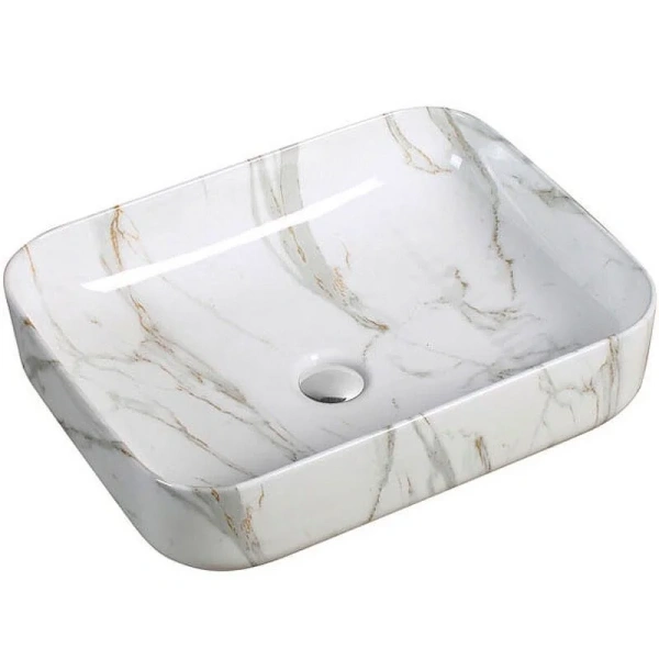 Раковина SantiLine 50 см под мрамор SL-7020