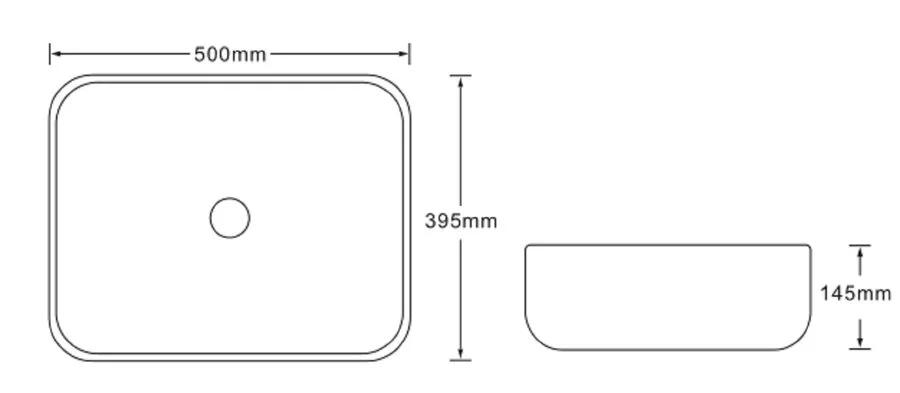 Раковина SantiLine 50 см коричневый мрамор SL-7025