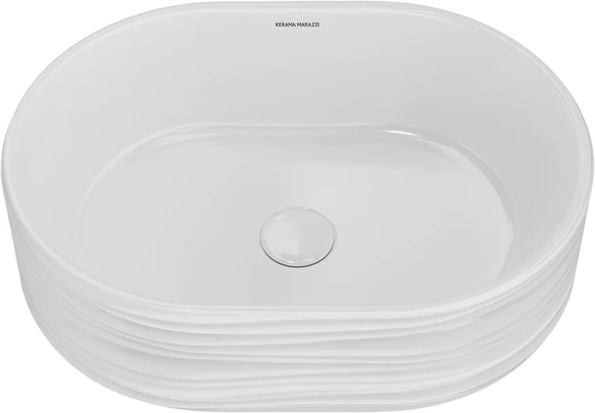 Раковина Kerama Marazzi Sabbia 50 см белая SA.wb.50\WHT