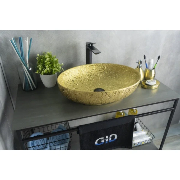 Раковина GID Lago Nc444 51 см золото 52233