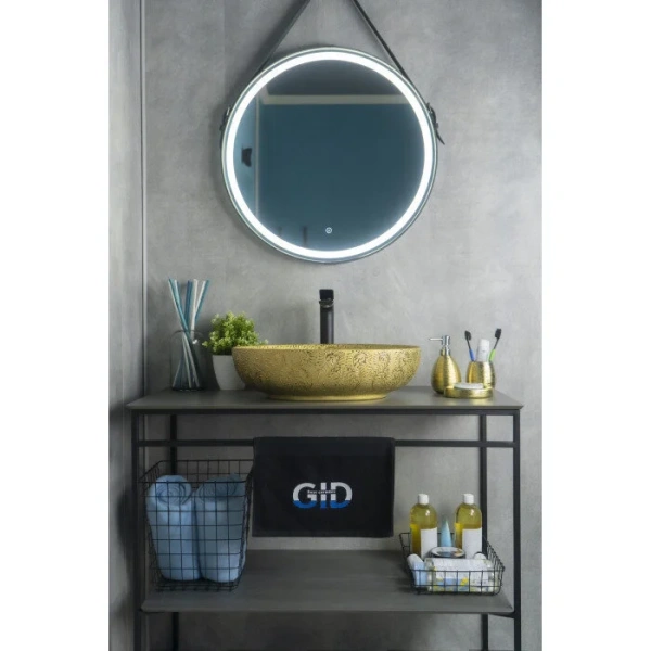 Раковина GID Lago Nc444 51 см золото 52233 Staron