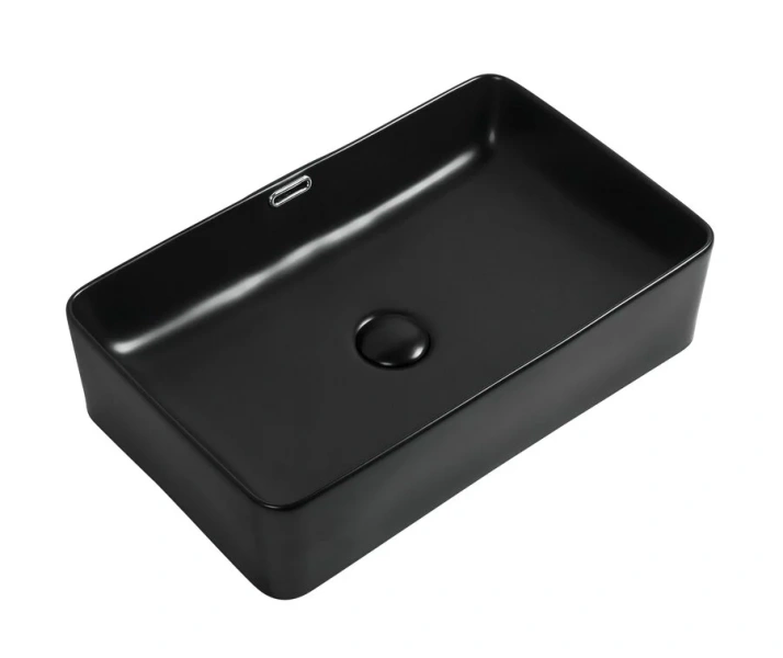 Раковина Aquanet Perfect 55 см черная PERFECT-3-MB