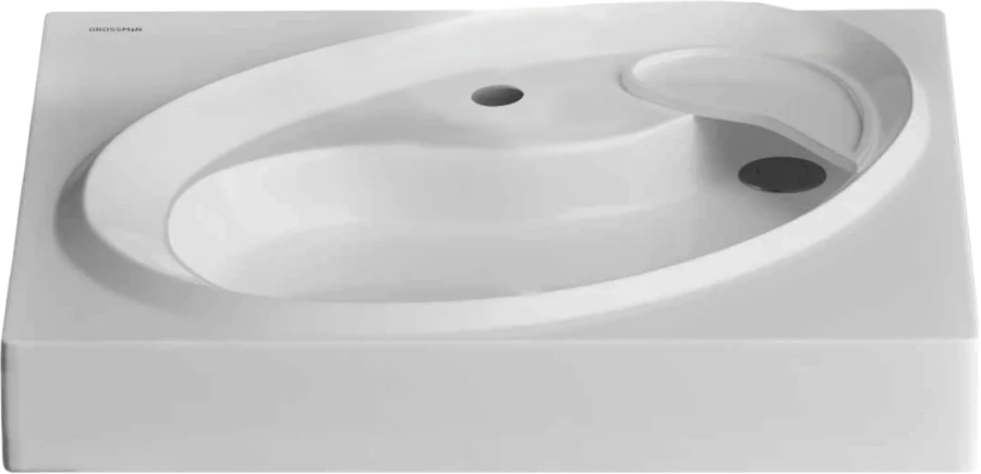 Раковина над стиральной машиной Grossman Alvaro 60 см литьевой мрамор 1605501