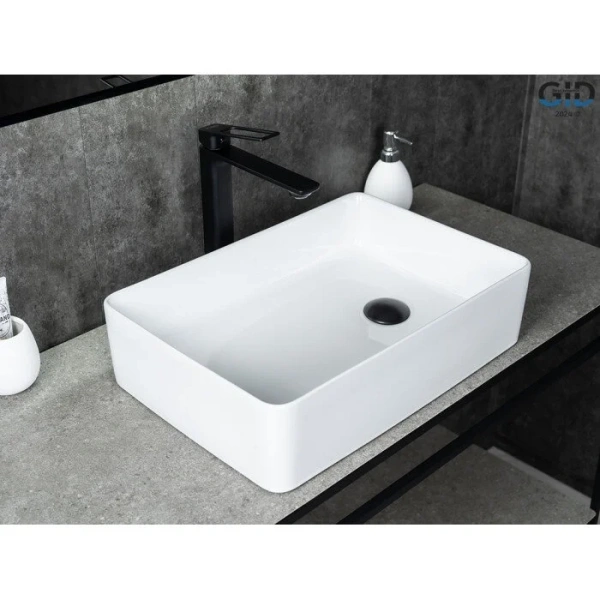 Раковина GID Creativo N1205 51 см белая 51240 Staron