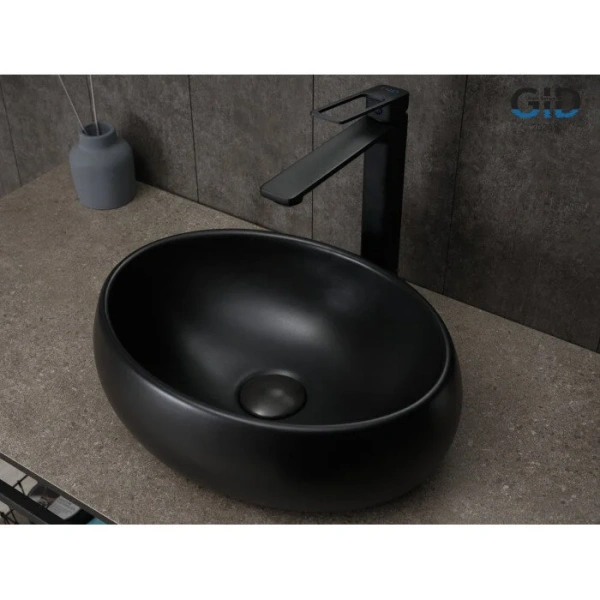 Раковина GID Lago Bm9030ds 40 см черная 53384 Staron