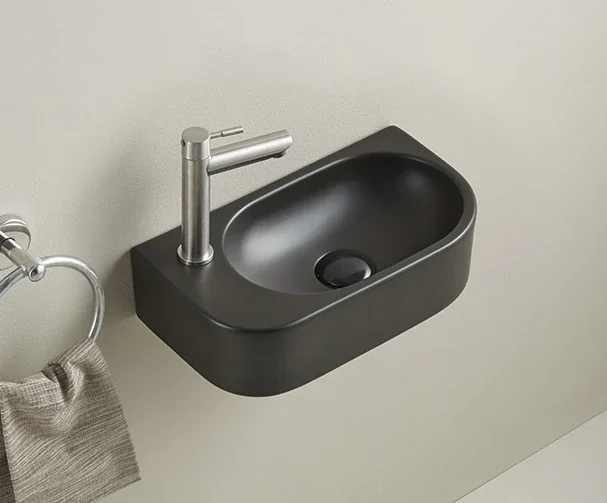 Раковина GID Suspendido Bm9274R 40 см правосторонняя черная 62204R