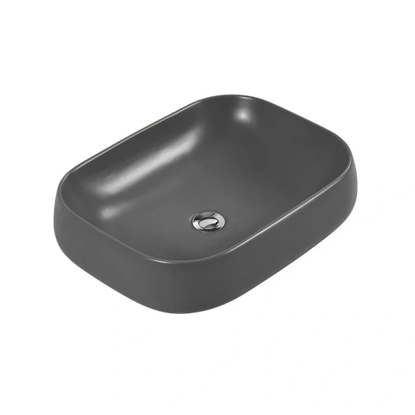 Раковина Акватек 56 см серая матовая AQ5526-MG Staron