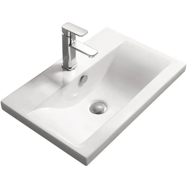 Раковина SantiLine 70 см белая SL-2101 (70)