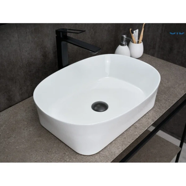 Раковина GID Creativo N9028 53 см белая 51233 Staron