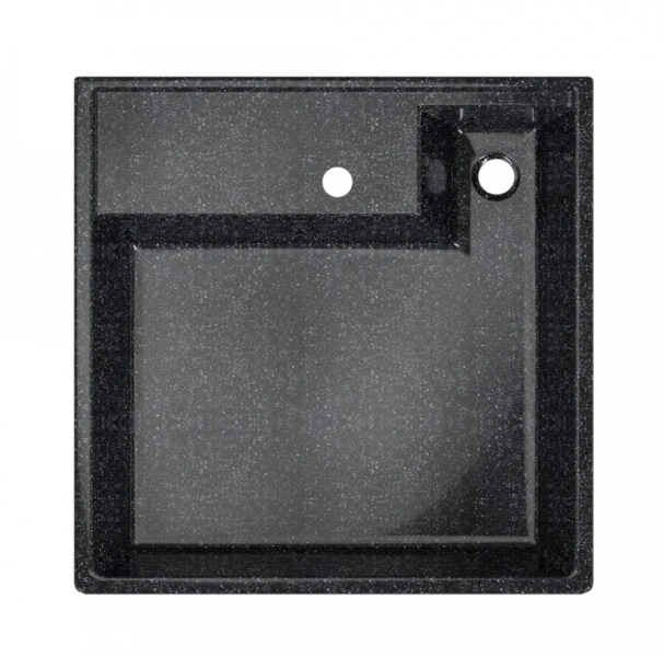 Раковина над стиральной машиной СанТа Юпитер 60 см черная 900141 Staron