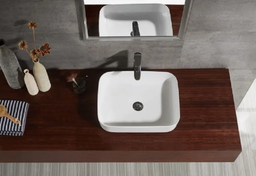 Раковина Bravat Source C22250W-ENG 50 см Staron