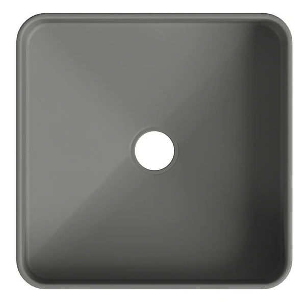 Раковина Aqueduto ESPIRAL 37 см серая матовая ESP0330