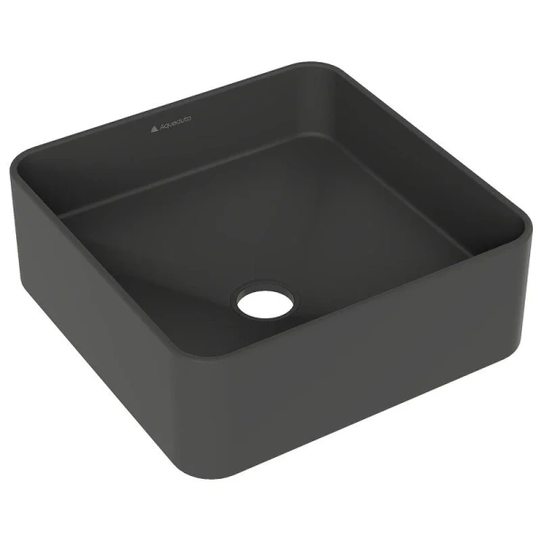 Раковина Aqueduto ESPIRAL 37 см черная матовая ESP0340