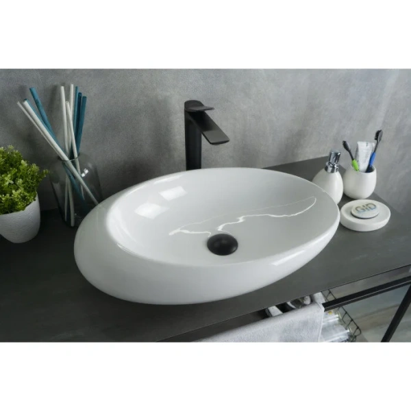 Раковина GID Creativo N9050 59 см белая 51167 Staron