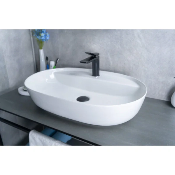 Раковина GID Lago D1346 61 см белая 51194 Staron