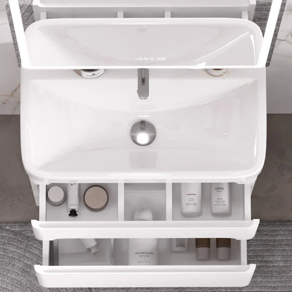 Раковина мебельная Ceramalux N 60 см встраиваемая 9595-60 Staron