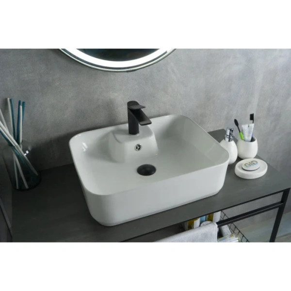 Раковина GID Geometrico N9445 52 см белая 51155 Staron