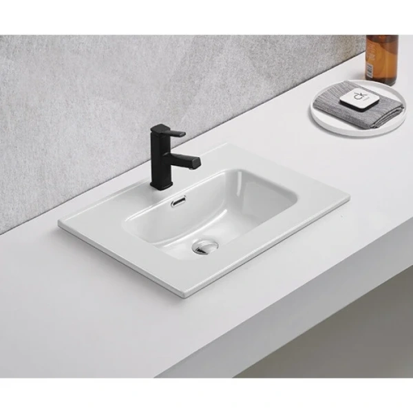 Раковина GID Integrado 9060s 61 см белая 71155 Staron