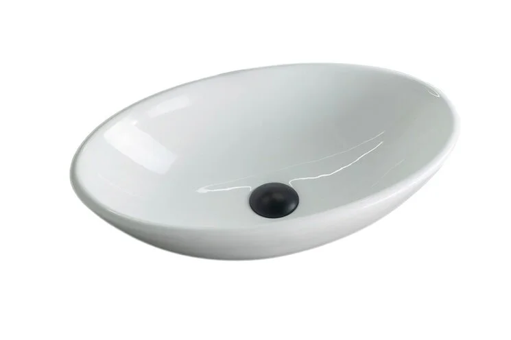 Раковина GID Lago N9021 52 см накладная белая 51109