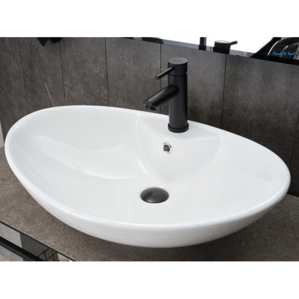 Раковина GID Lago N9004 65 см белая 51205 Staron