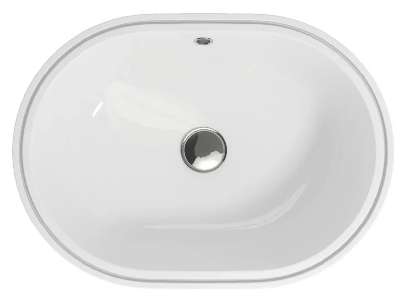 Раковина Cersanit Caspia 55 см белая, встраиваемая P-UM-CAS55/1 Staron