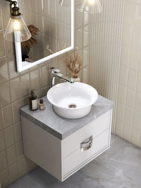 Раковина Kerama Marazzi Canaletto CN.wb.40 см накладная Staron