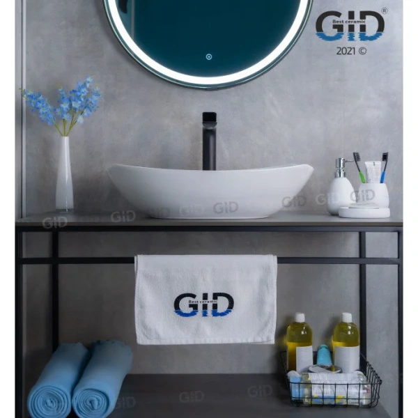 Раковина GID Creativo N9137 56 см белая 51177 Staron