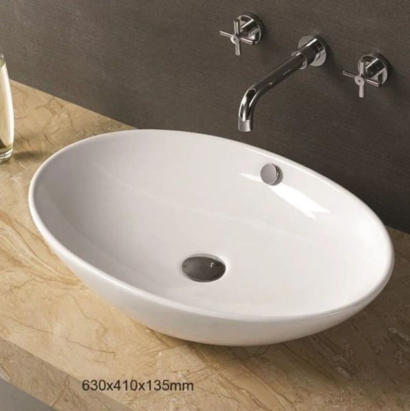 Раковина Azario 63 см накладная AZ-3077 SP