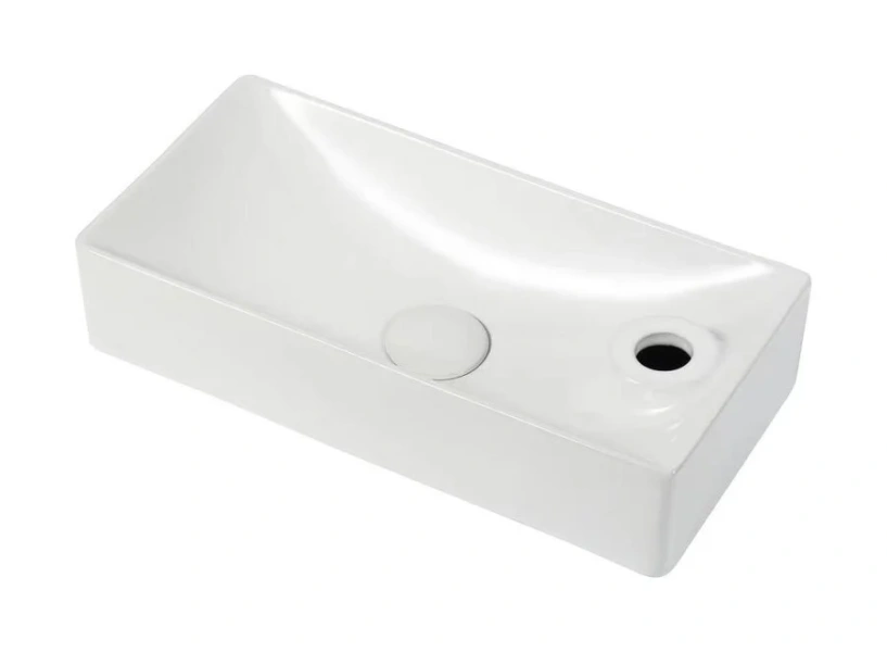 Раковина SantiLine 44 см левосторонняя белая SL-2023L