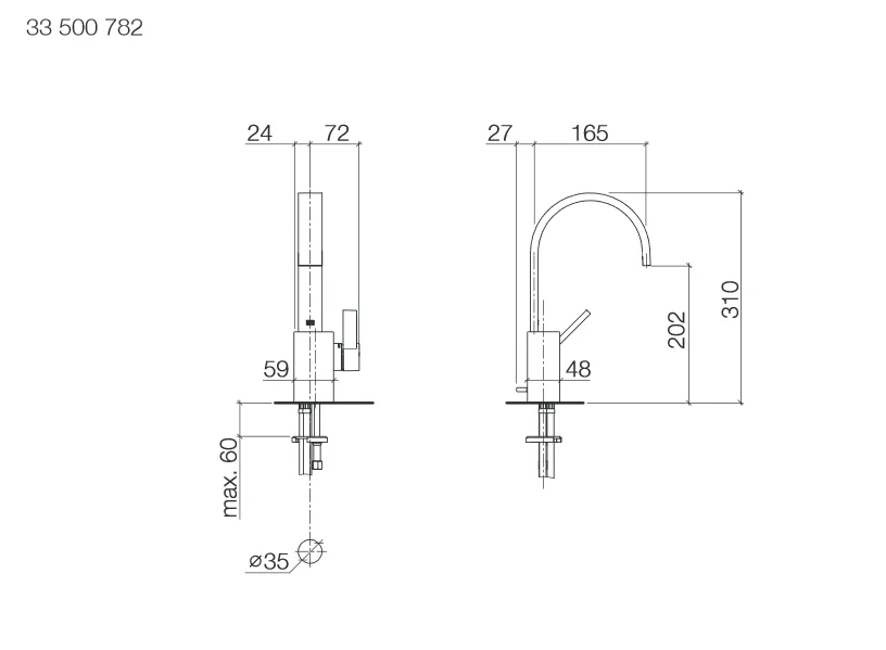 Раковина Comforty 42 см круглая 78200