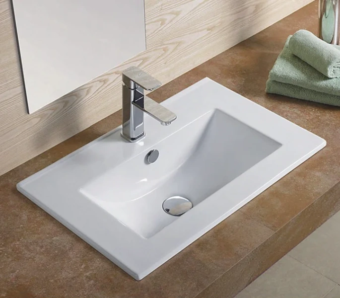 Раковина GID Integrado NYJ803-60 61 см белая 71109 Staron