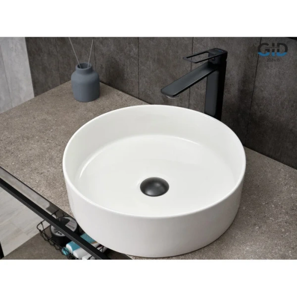 Раковина GID Esfera N9423 40 см круглая 51143 Staron