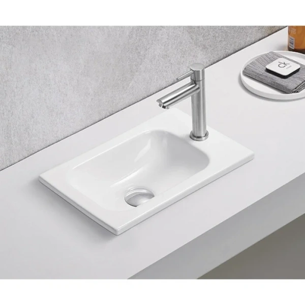 Раковина GID Integrado N3340 41 см белая 71170 Staron