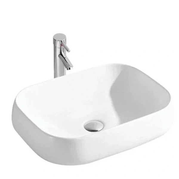 Раковина Акватек 56 см на столешницу белая AQ5526-00