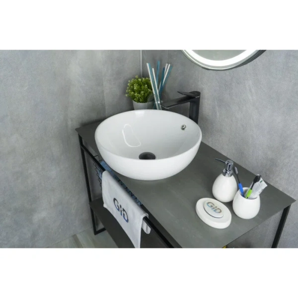 Раковина GID Esfera N9003a 43 см круглая 51103 Staron