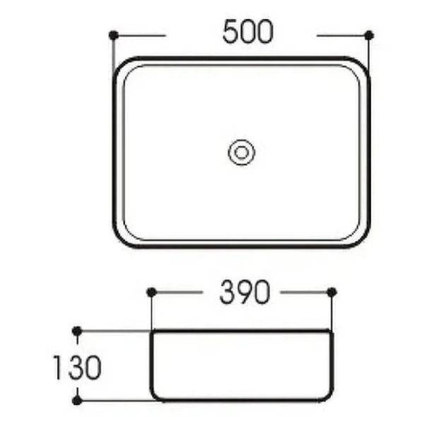 Раковина Акватек Вега 50 см белая AQ5515-00