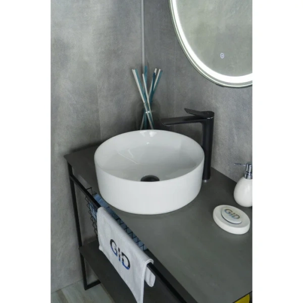 Раковина GID Esfera N9425 40 см круглая 51144 Staron